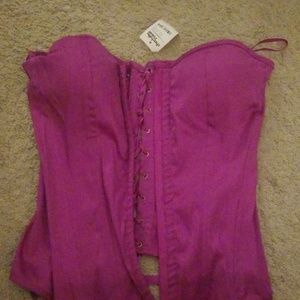 Charlotte Russe Purple Corset Size Large